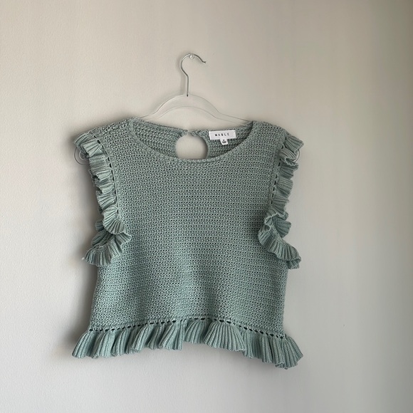 Mable Knit Ruffle Top - Picture 2 of 5